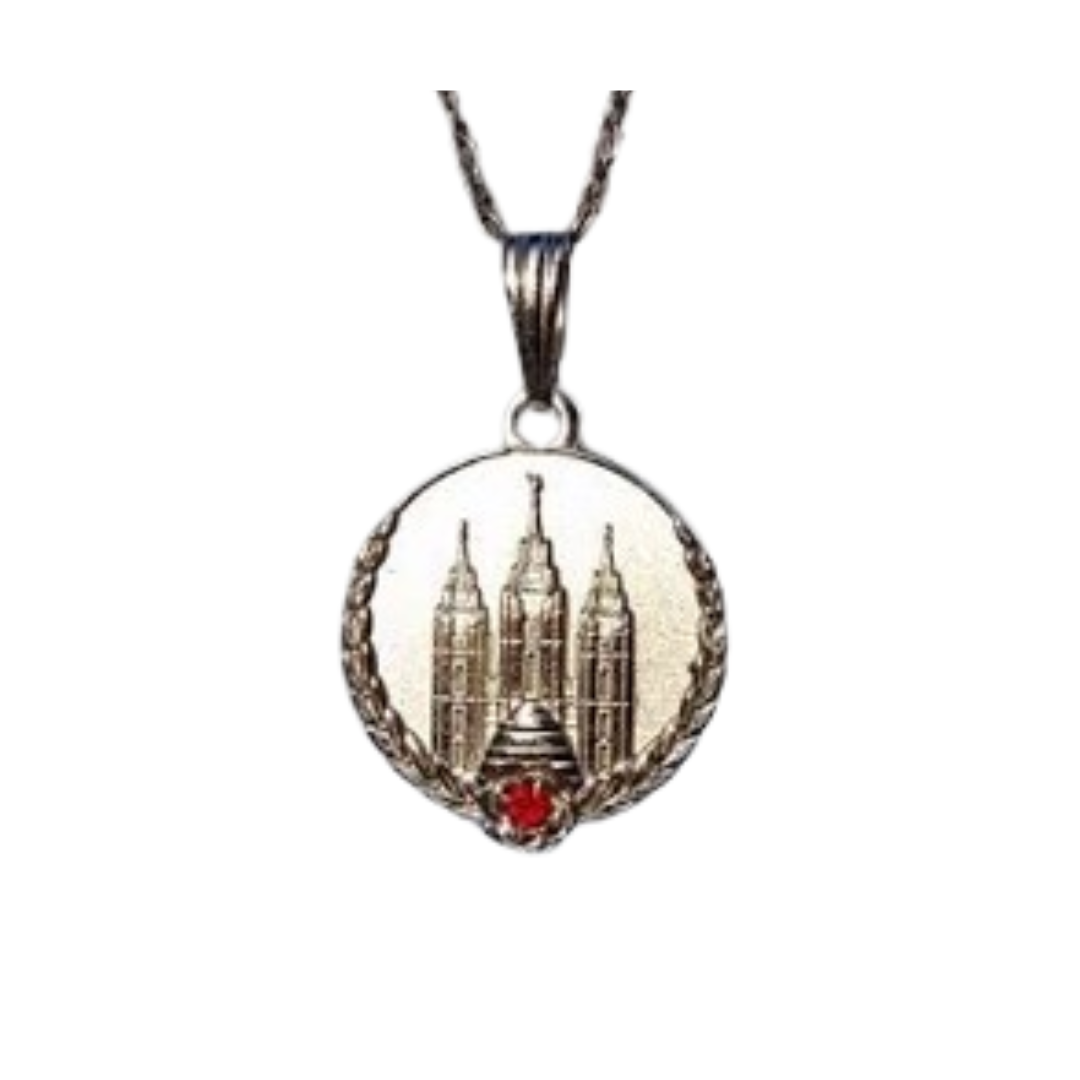 Collar Mujer Virtuosa – Templo de Salt Lake (Dorado o Plateado)