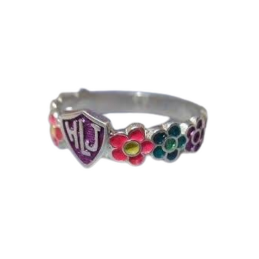Anillo HLJ con Flores – Haz Lo Justo (Para Señoritas)