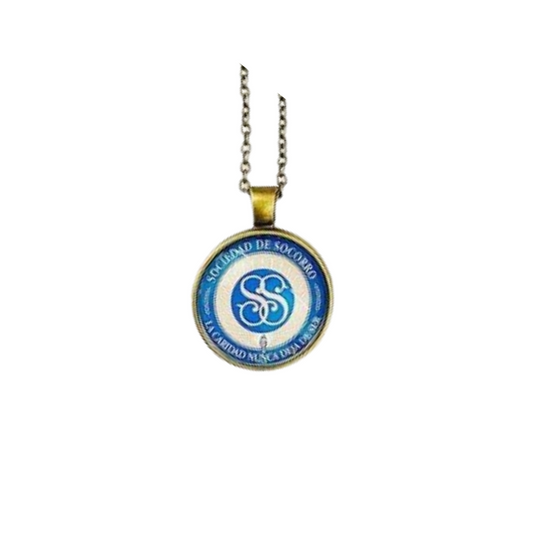 Collar Sociedad de Socorro – Fuerza y Unidad en Dorado