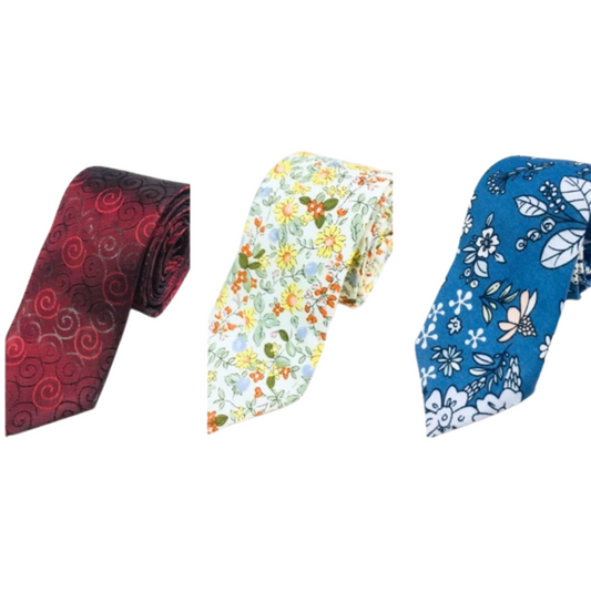 Corbata Floreada para Caballero – Estilo con Personalidad
